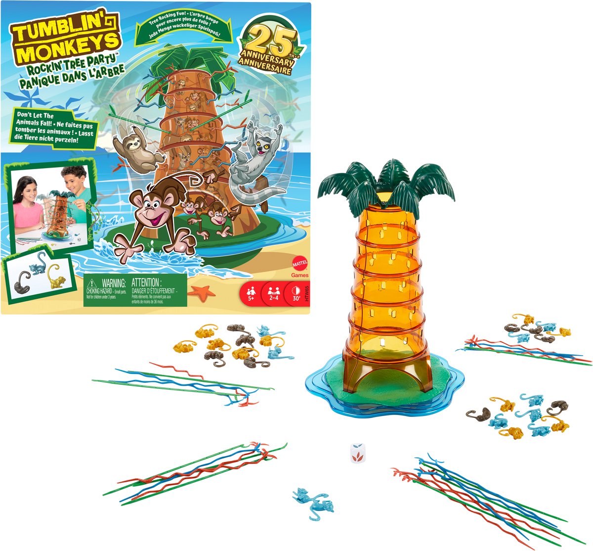 Aktionsspiel SOS Ouistiti Panik Baum Mattel