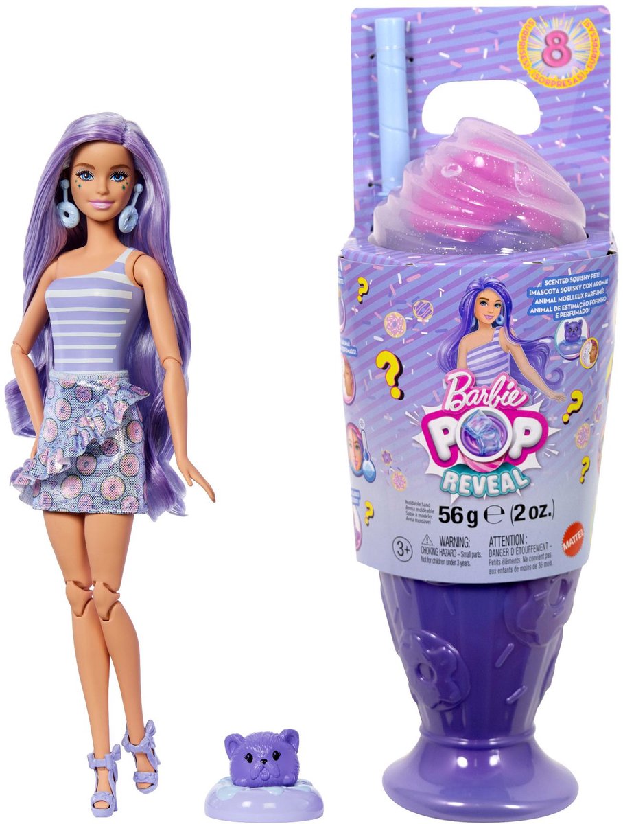 Puppe Mattel Barbie Pop Reveal mauve