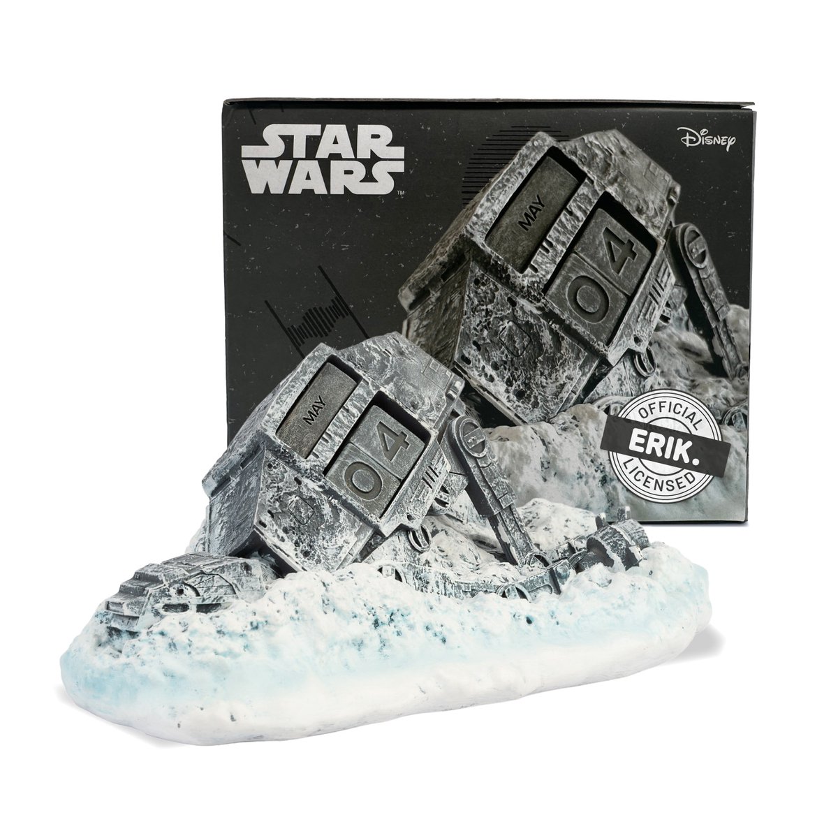 3D-Immerwährender Kalender Erik Star Wars AT-AT Shot Down