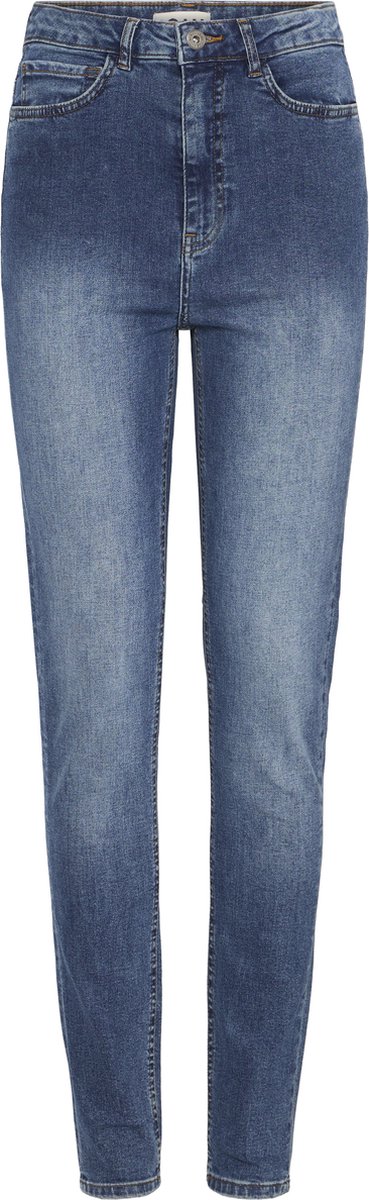 Hoch taillierte Slim-Jeans für Damen Ichi Twiggy