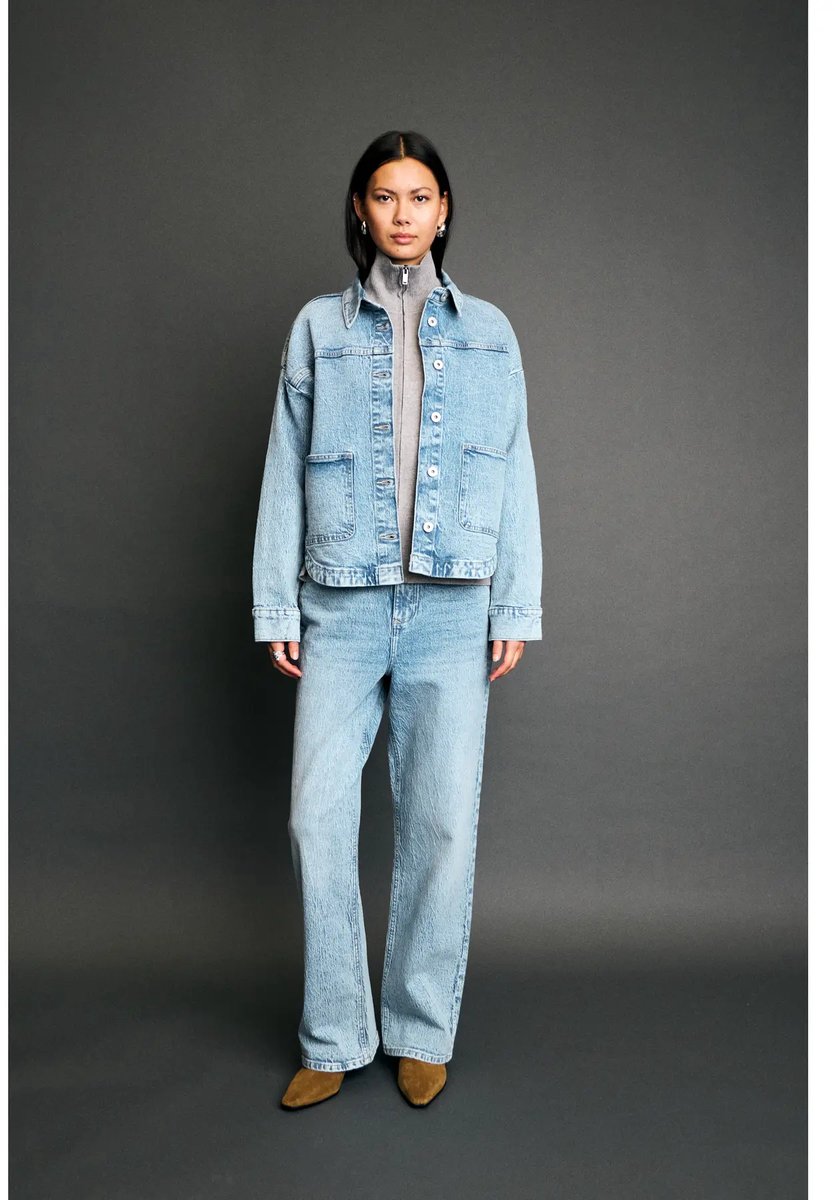 Jeansjacke Damen Ichi Unni