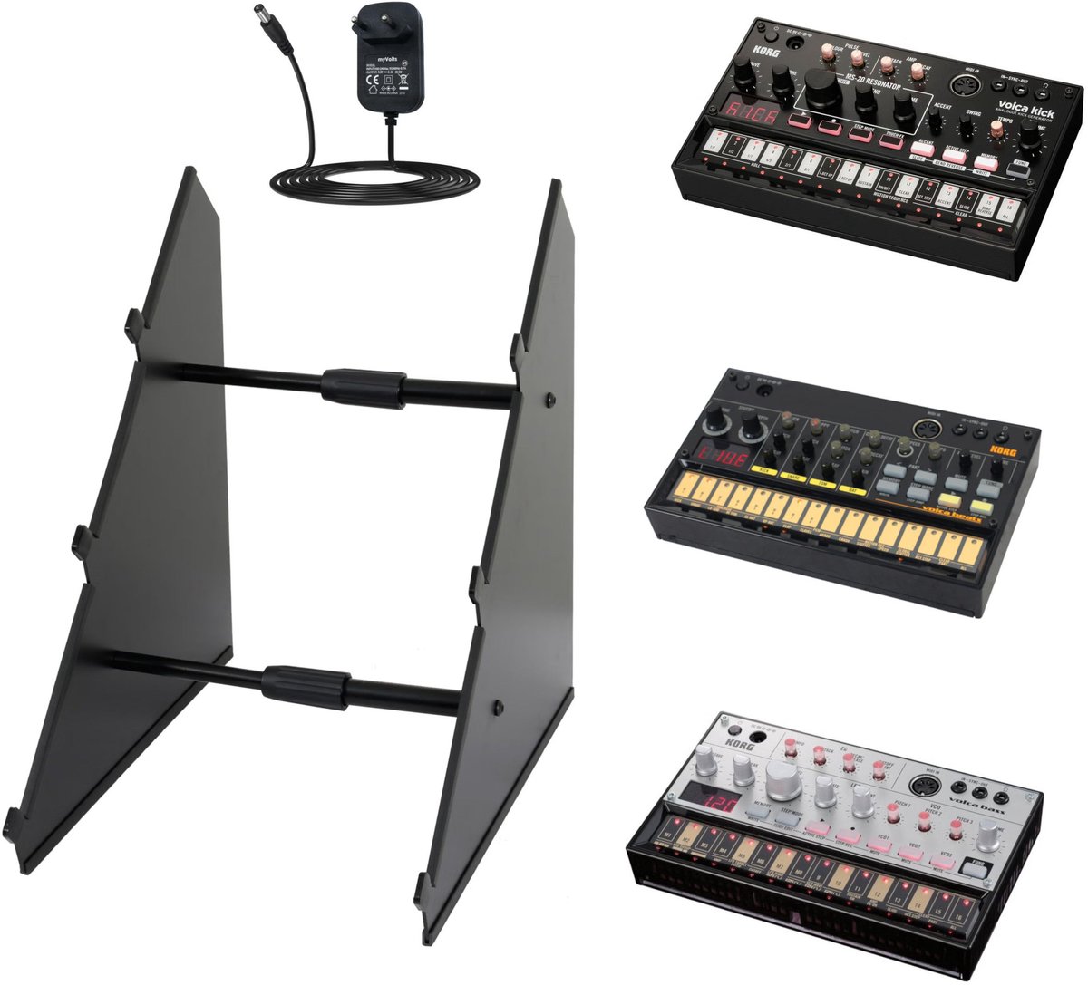 Innox SynthStand 02 Set Korg Volca Bass + Beats + Kick