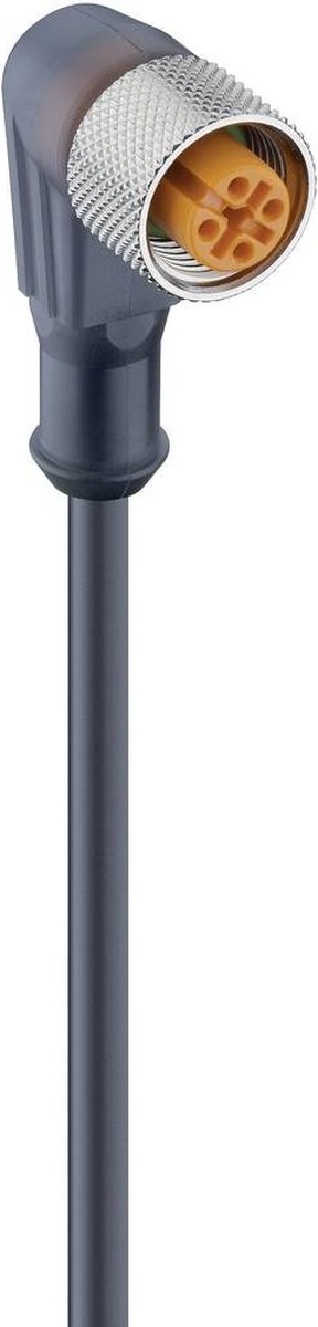 Lumberg Automation 11441-1 Sensor-, aktuator-stik, M12 Tilslutning, vinklet 2.00 m Pol-tal (RJ): 4 1 stk