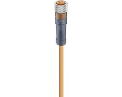 Lumberg Automation 11295-1 Sensor-, aktuator-stik, M8 Tilslutning, lige 5.00 m Pol-tal (RJ): 3 1 stk