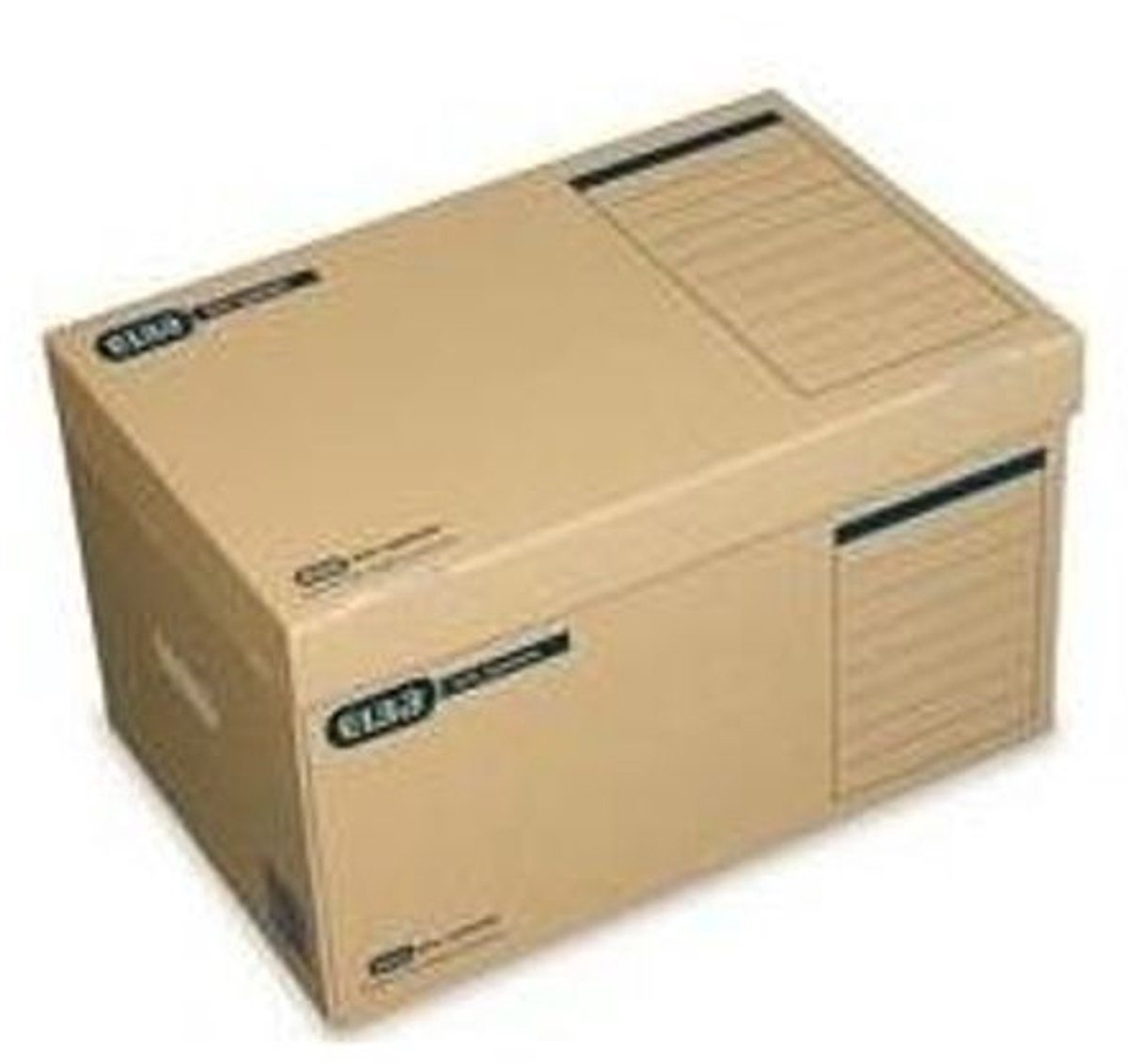 Elba Arkivboks 100421143 54.5 cm x 32 cm x 36 cm Bølgepap Naturbrun 1 stk