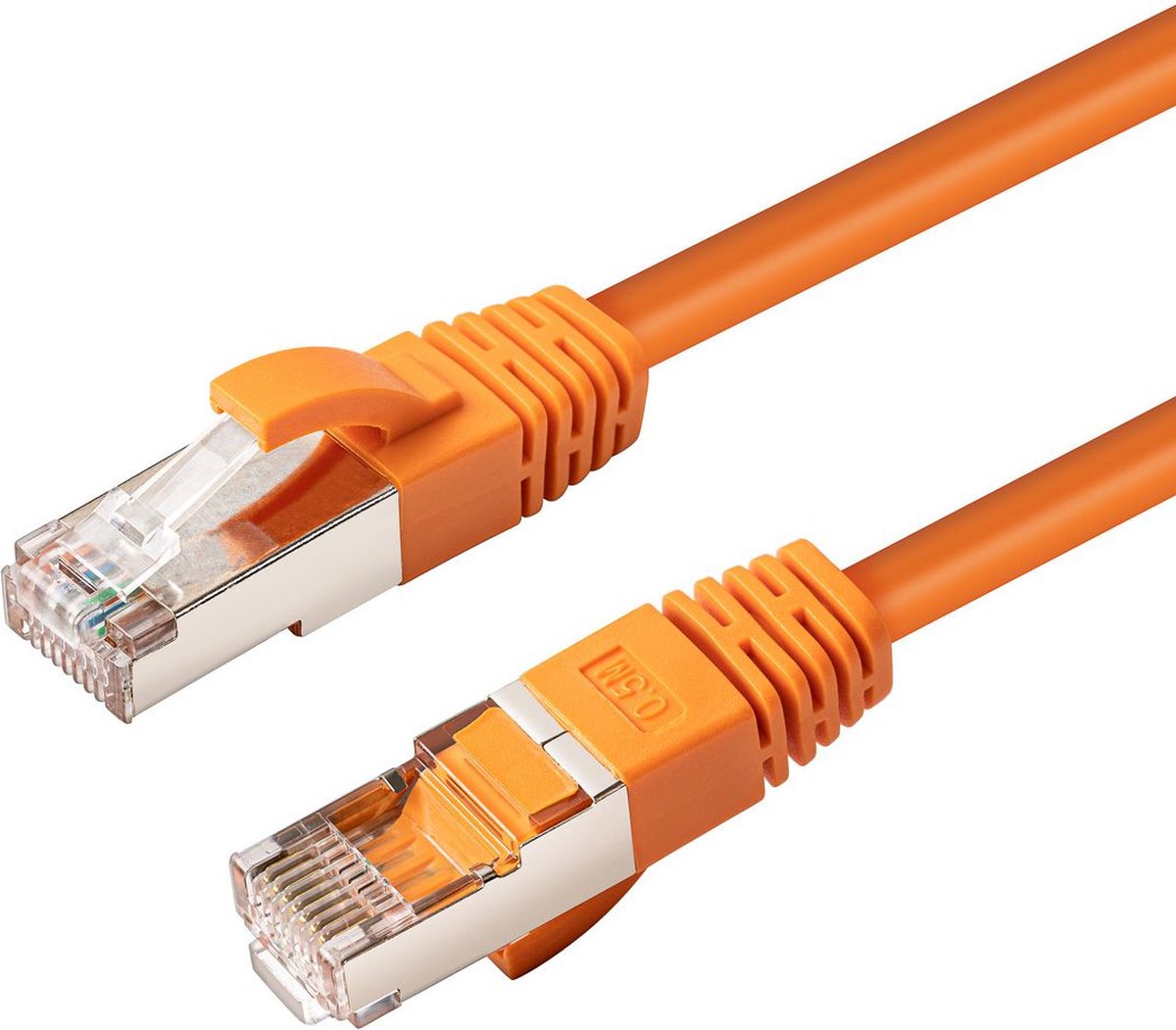 MicroConnect SSTP610O RJ45 Netværkskabel, patchkabel   10 m Orange  1 stk