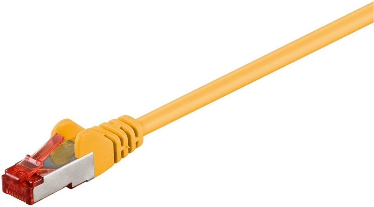 MicroConnect SSTP650Y RJ45 Netværkskabel, patchkabel   50 m Gul  1 stk