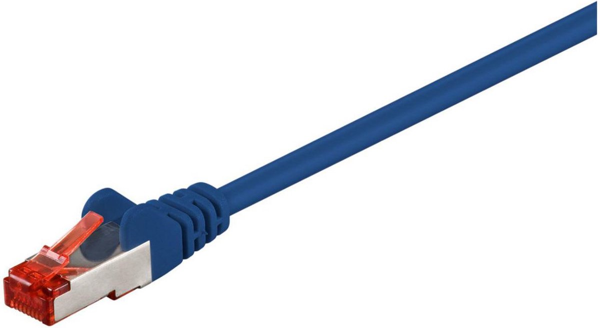 MicroConnect SSTP610B RJ45 Netværkskabel, patchkabel   10 m Blå   1 stk