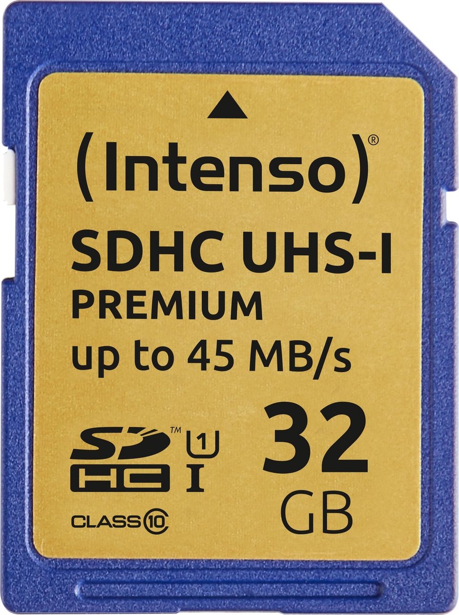 Intenso Premium SDHC-kort 32 GB Class 10, UHS-I