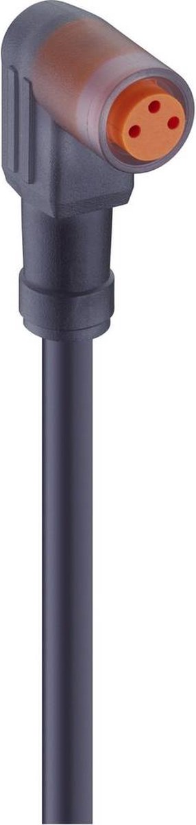 Lumberg Automation 11306-1 Sensor-, aktuator-stik, M8 Tilslutning, vinklet 2.00 m Pol-tal (RJ): 3 1 stk