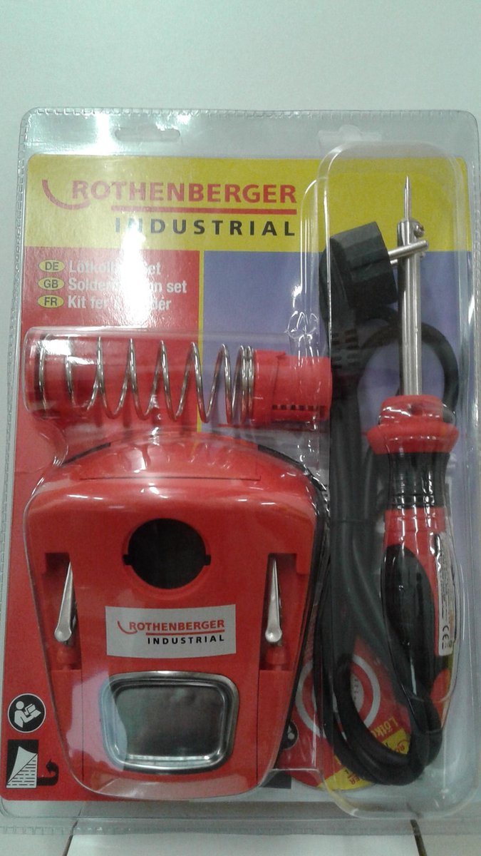 Rothenberger Industrial 1500000041 Loddekolbe-sæt 230 V 30 W +300 °C (max) inkl. Tændsats