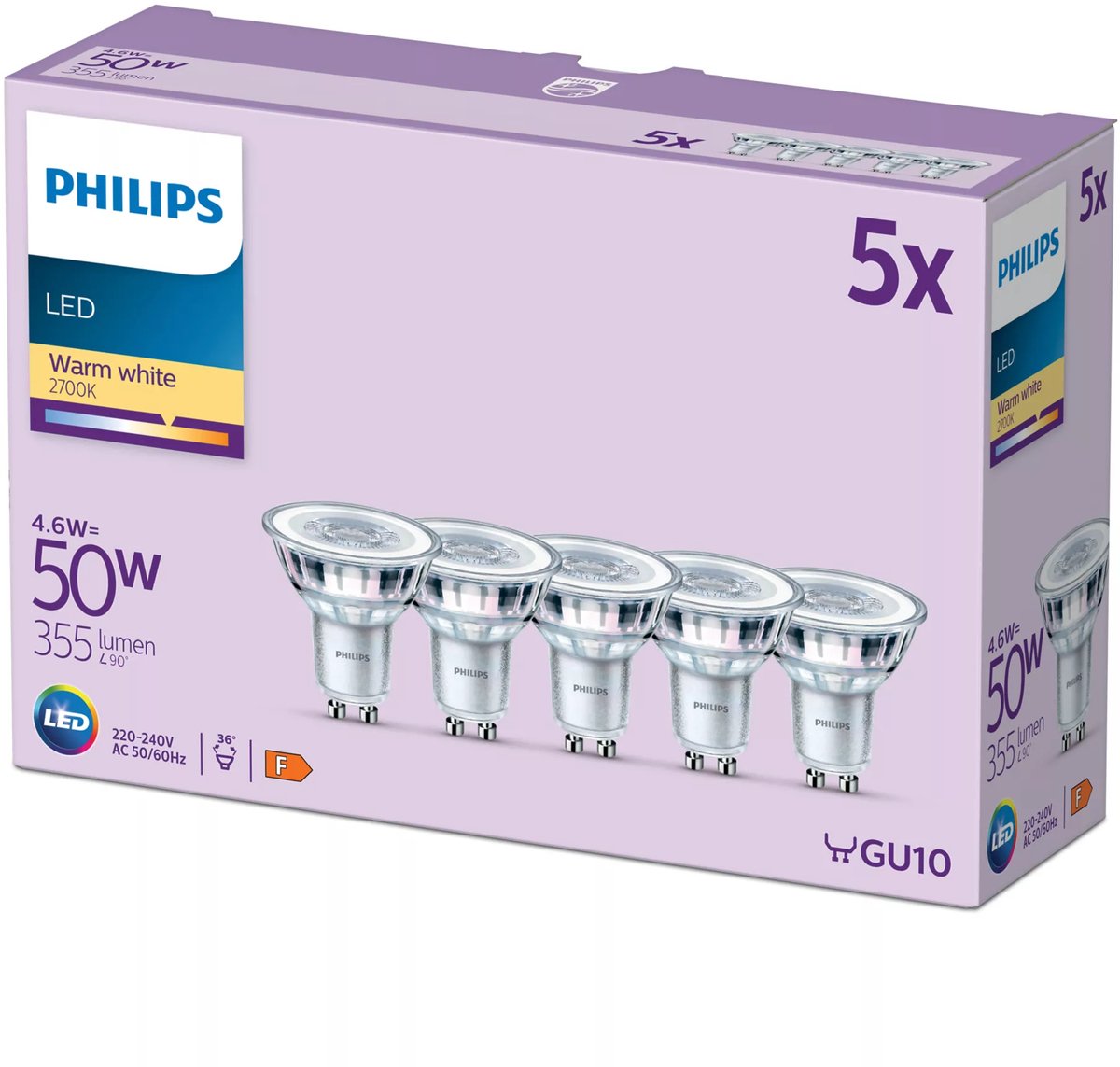 Philips  8721103152558 LED-spotbelysning   EEK: F (A - G)  Transparent