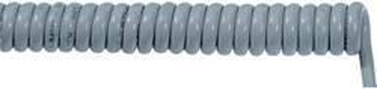 LAPP 70002658 Spiralkabel ÖLFLEX® SPIRAL 400 P 1500 mm / 4500 mm 4 G 1 mm² Grå 1 stk