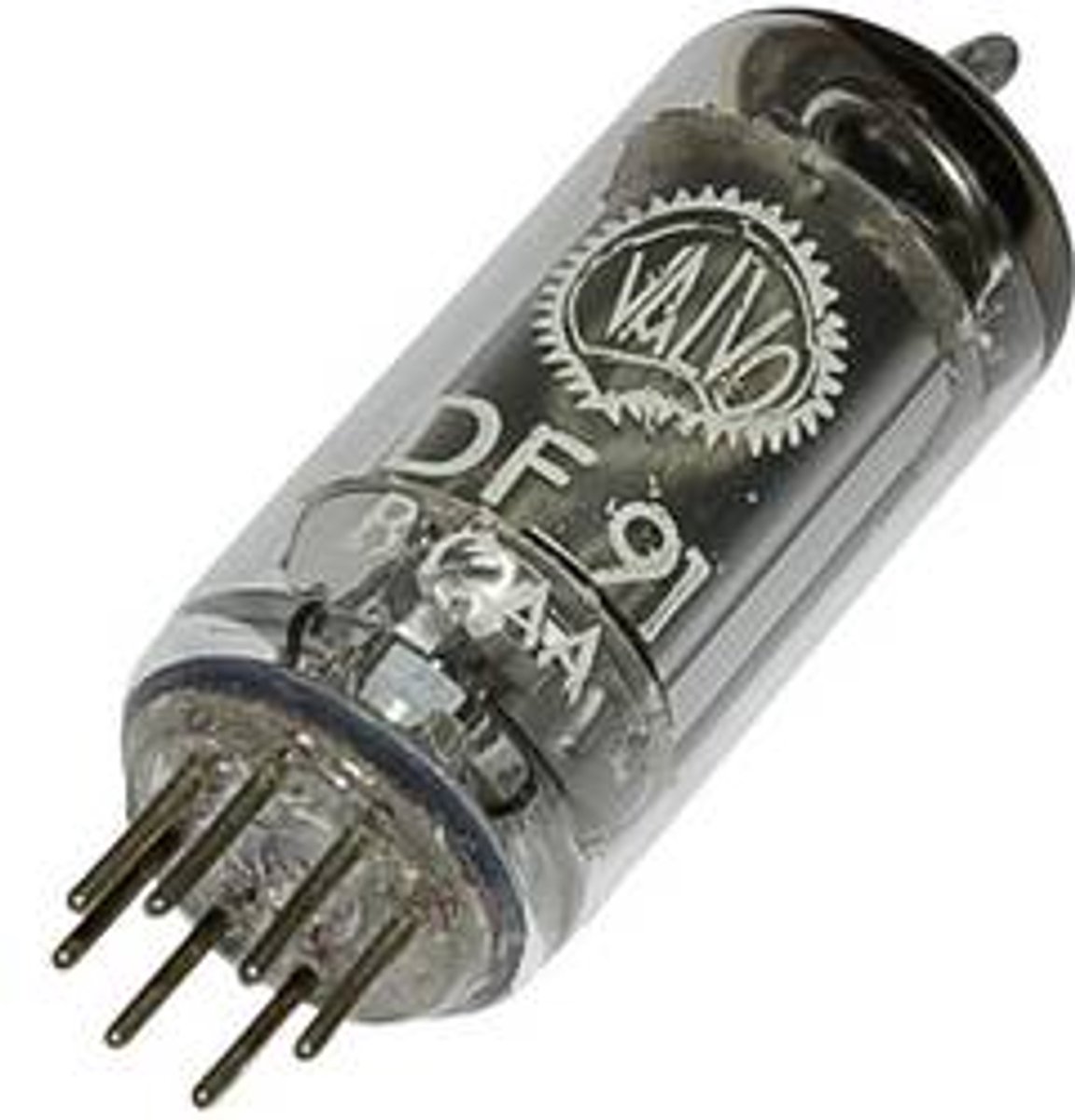 BTB Vertrieb DF 91 = 1 T 4 Elektronrør Pentode 45 V 1.7 mA Poltal: 7 Sokkeltype: Minitur Indhold 1 stk