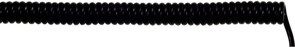 LAPP 73220210 Spiralkabel UNITRONIC® SPIRAL 100 mm / 400 mm 4 x 0.14 mm² Sort 1 stk