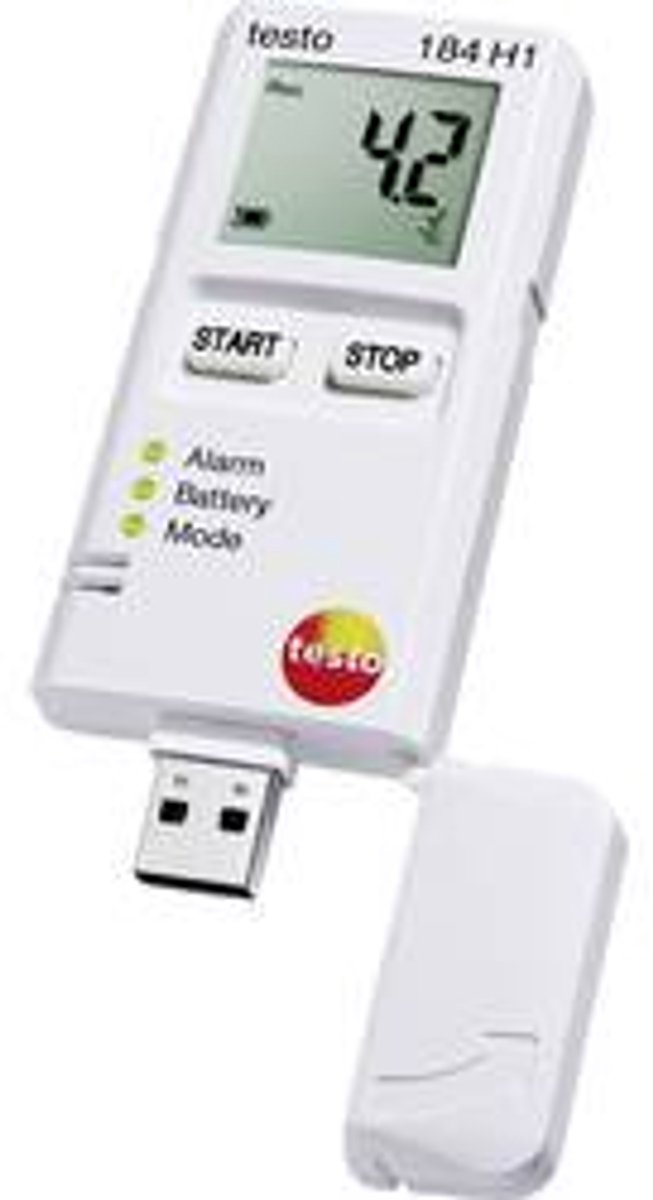 testo 0572 1845 184 H1 Multi-datalogger Mål Temperatur, Luftfugtighed -20 til +70 °C 0 til 100 % rF PDF-funktion