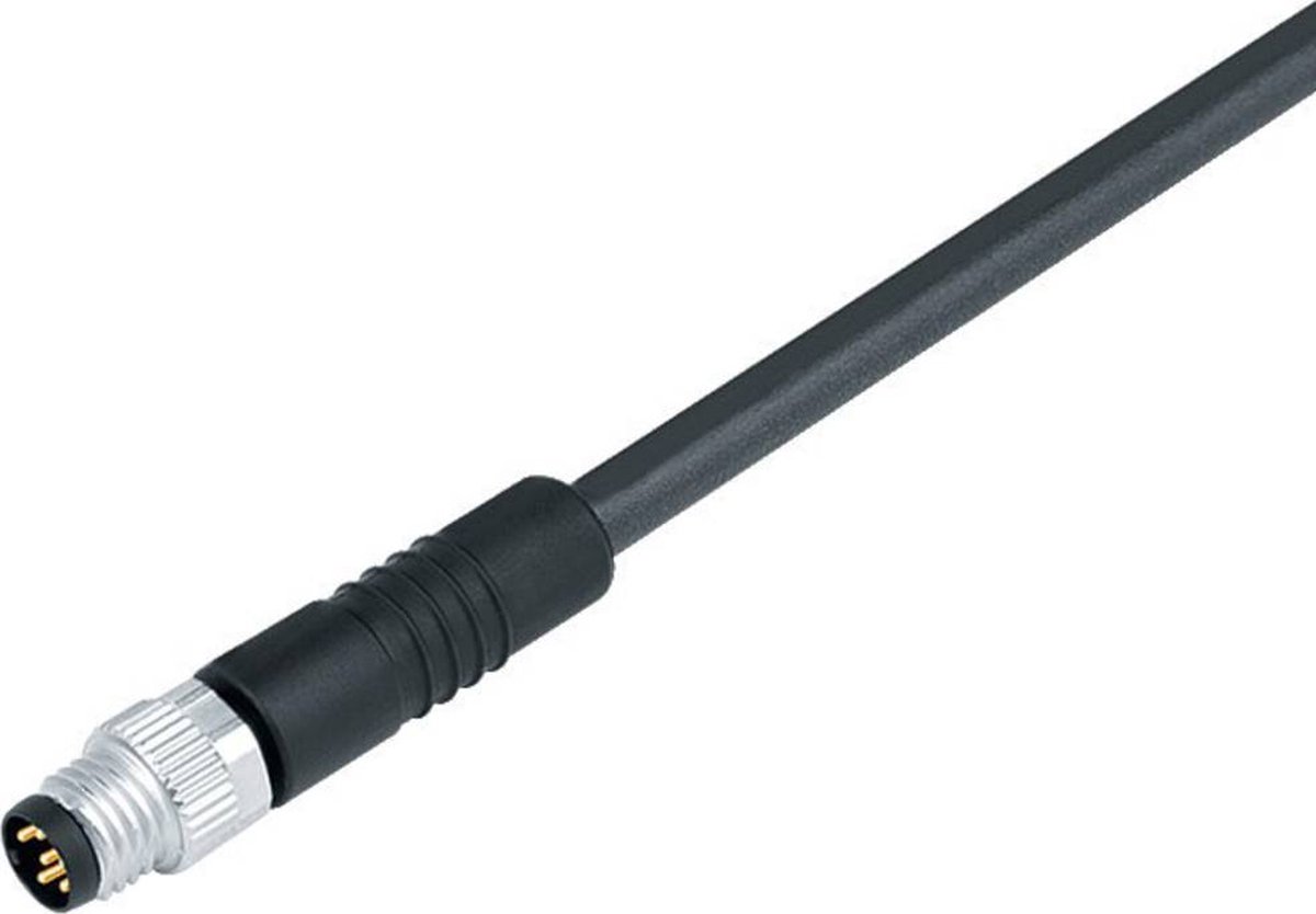 binder 77 3405 0000 50012-0200 Sensor-, aktuator-stik, M8 Stik, lige 1 stk
