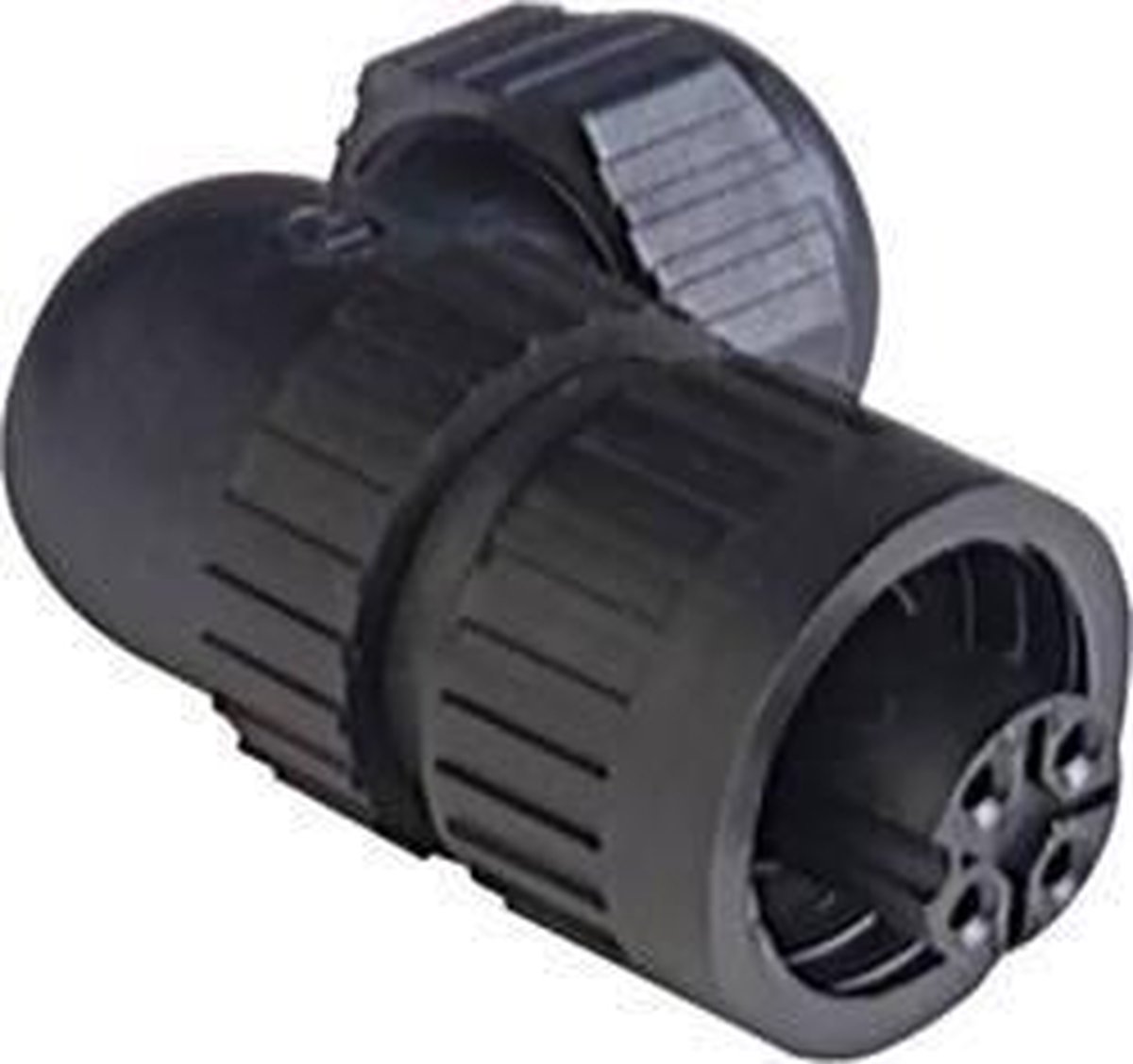 Hirschmann 934 129-100-1 Rundstik Kobling, vinklet Samlet poltal: 3 + PE Serie (rundstikforbindelse): CA 1 stk