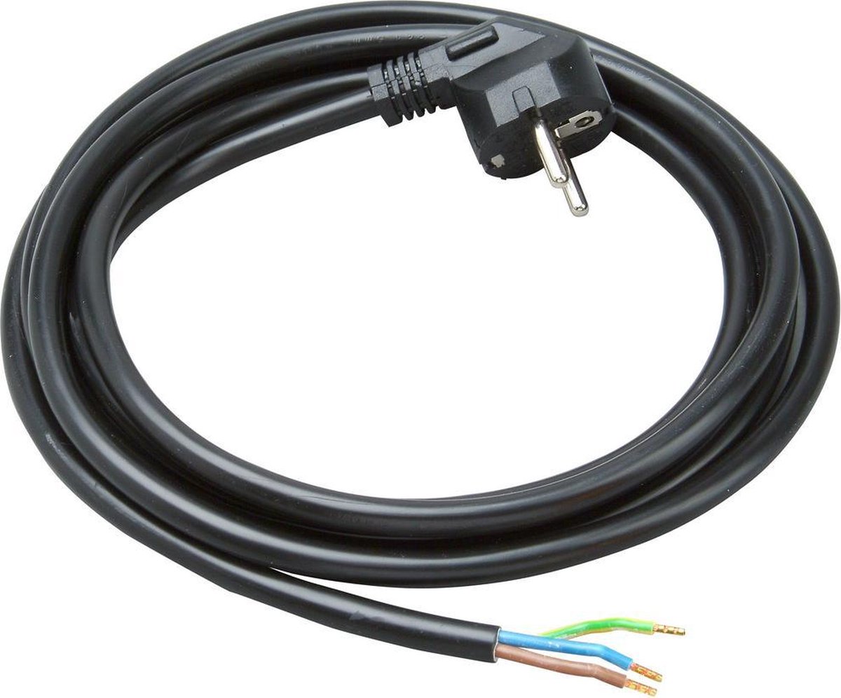 Kopp 147703019 Tilslutningskabel Strøm Sort 3 m