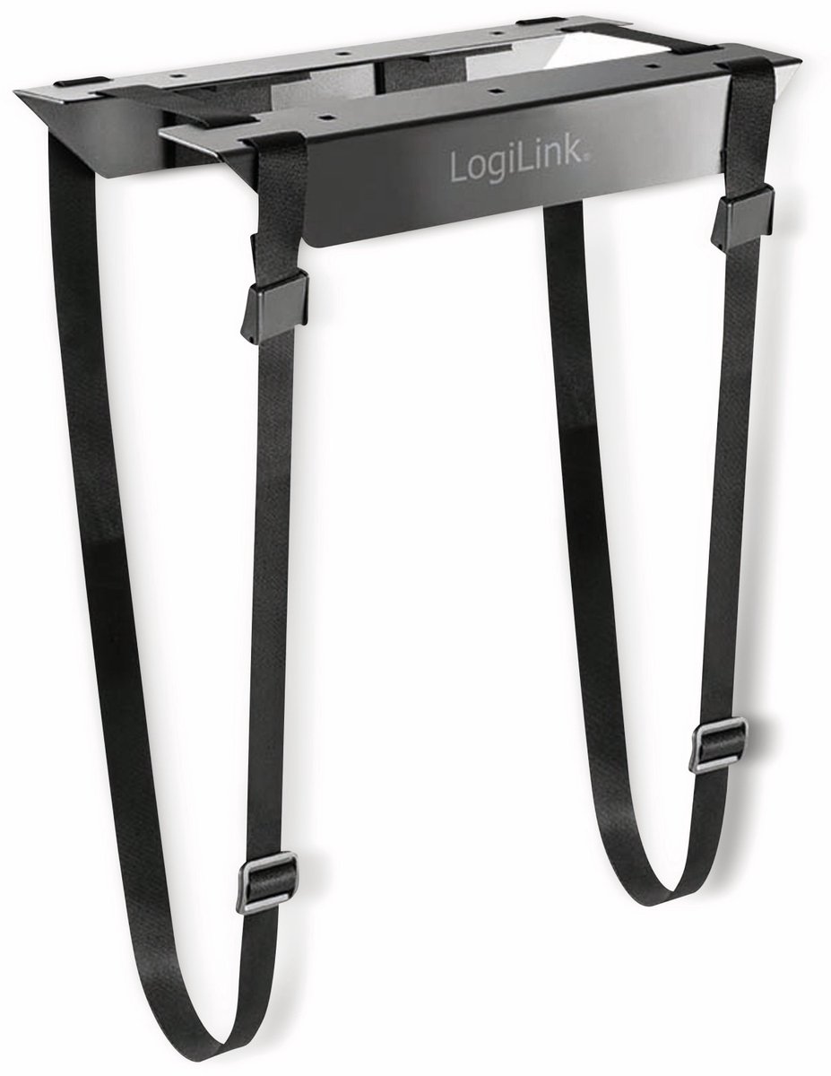 LogiLink EO0009 EO0009 PC-holder Underbord Sort Tilladt belastning til vægt: 10 kg
