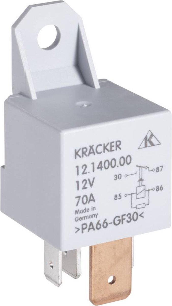Kräcker 12.1400.00 Køretøjsrelæ 12 V/DC 70 A 1 x sluttekontakt