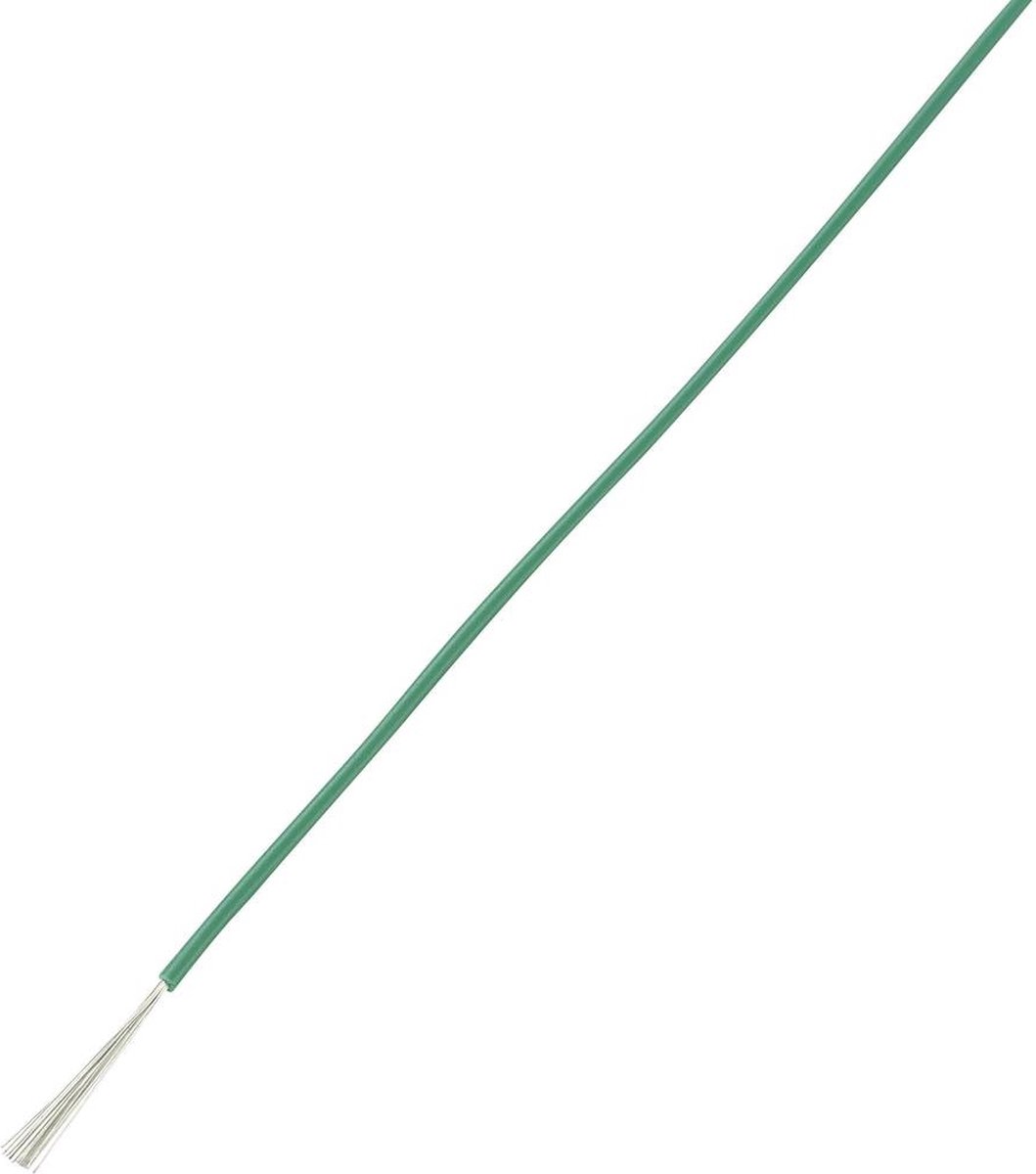 Conrad Components SH1998C394 Tråd LiY 1 x 0.50 mm² Grøn 25 m