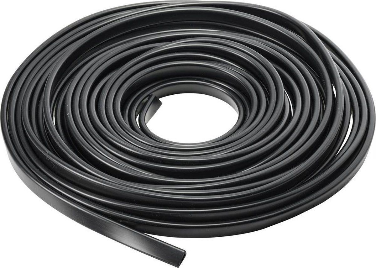TRU COMPONENTS Kantbeskyttelse PVC Sort 10 m