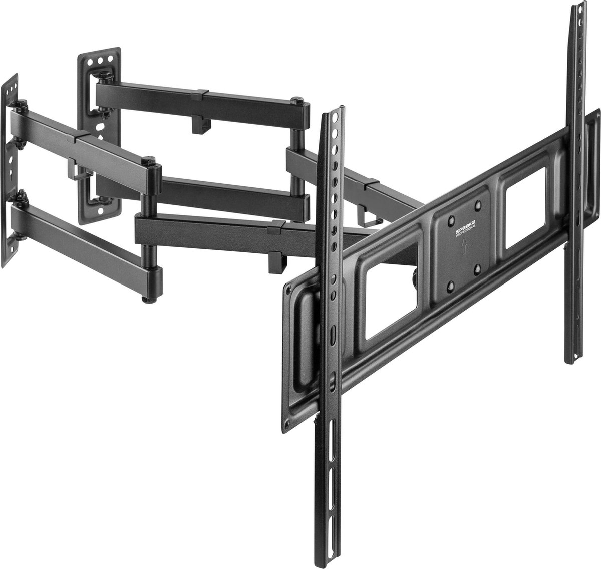 SpeaKa Professional TV-hjørnebeslag 81,3 cm (32) - 177,8 cm (70) Vippebar, Bevægelig Kan klappes sammen