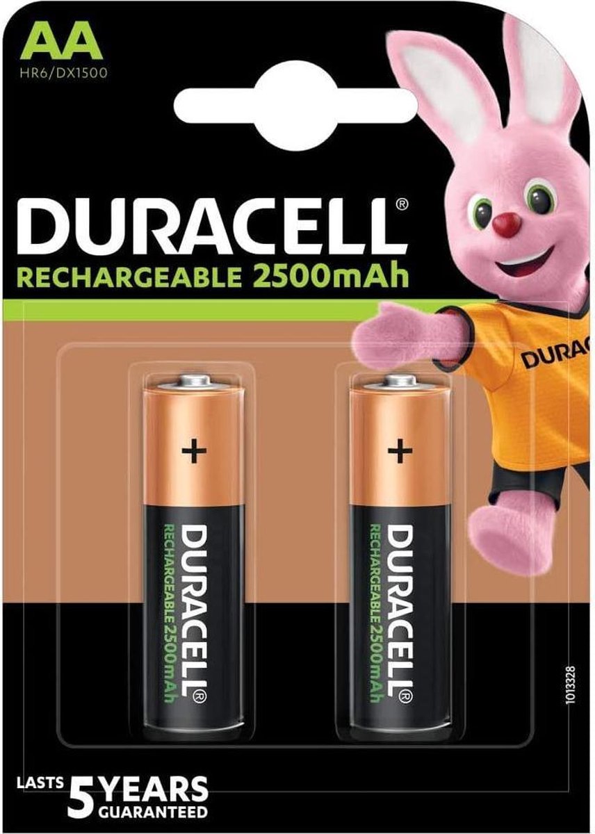 Duracell PreCharged Genopladeligt AA-batteri NiMH 1.2 V 2 stk