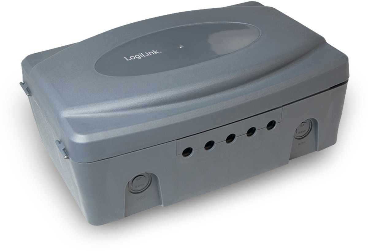 LogiLink LogiLink - Kabelmanagement-Box - Grau LPS223 Kabel-kabinet 115 x 320 x 210 Plastic Grå 1 stk