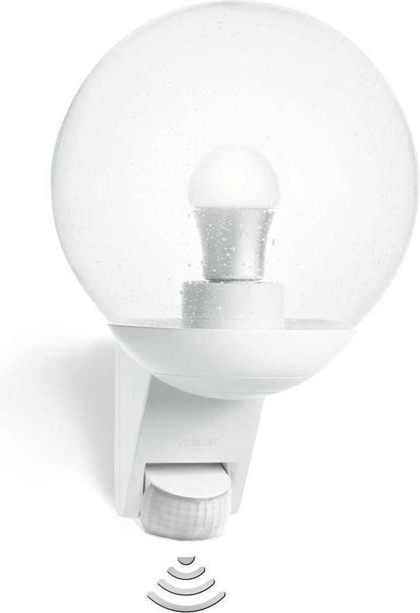 Steinel L 585 S 005917 Udendørs vægbelysning med bevægelsessensor Energisparepære, LED (RGB) E27 60 W Hvid