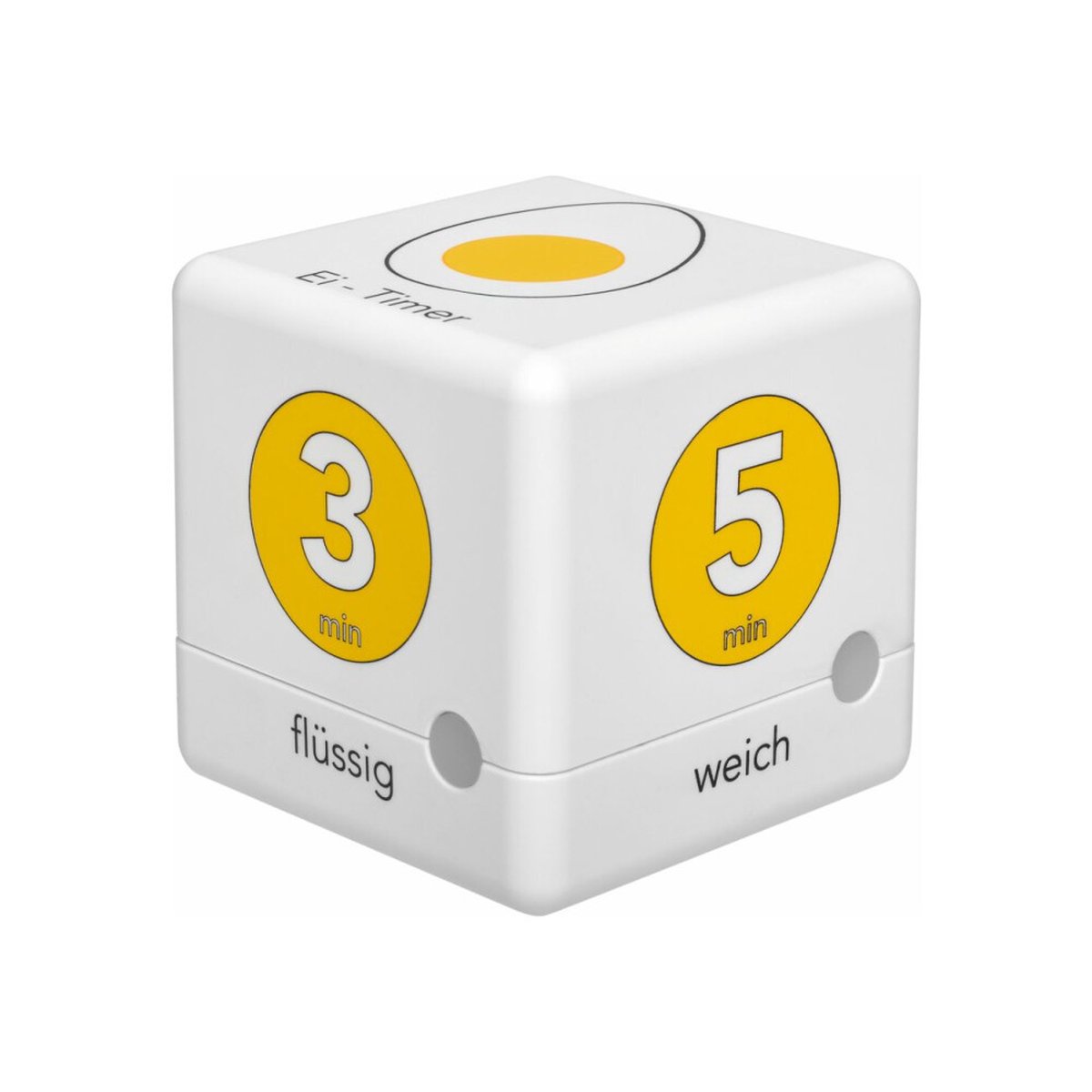 TFA Dostmann Cube Timer Ei Æggeur Hvid, Gul digital
