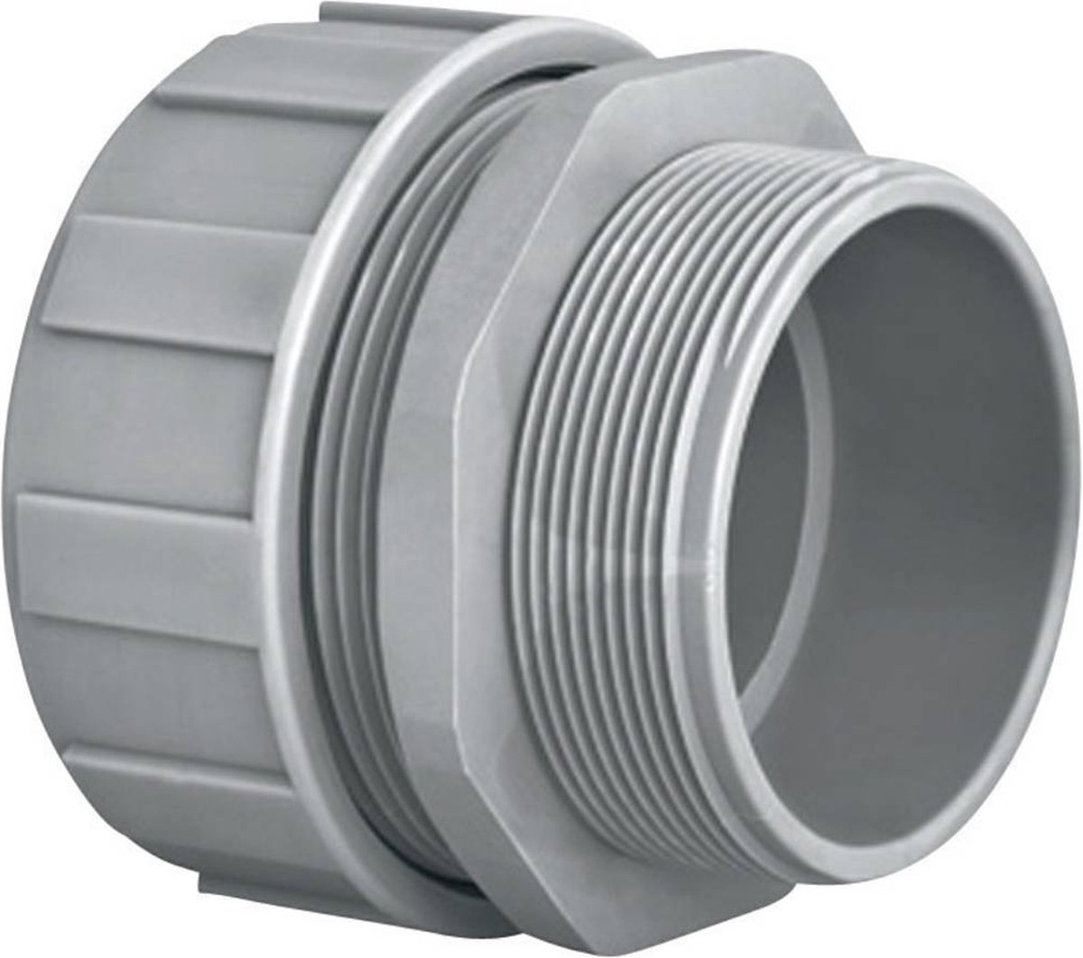 HellermannTyton 166-40715 PSR20-S-M20 Slangeforskruning Grå M20 16 mm Lige 1 stk