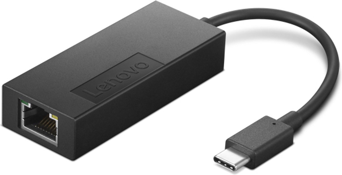 Lenovo USB-C®, RJ45 Adapter [1x USB-C® stik - 1x Gigabit-LAN (1/2.5 Gbit/s)] 4X91H17795 0 mm