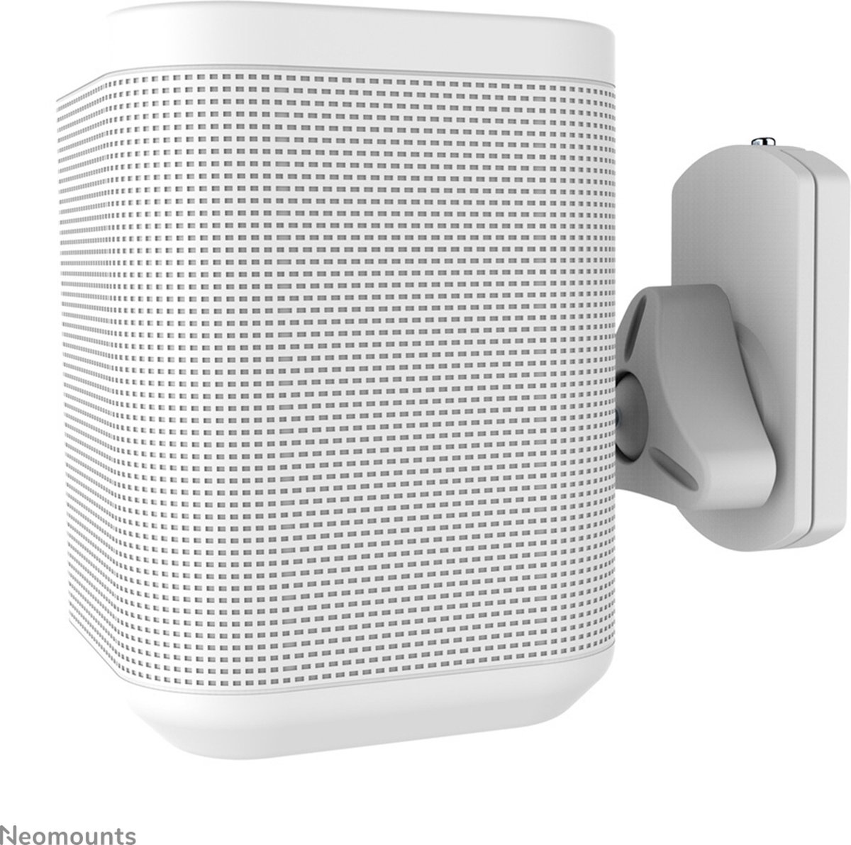 Neomounts NM-WS130WHITE Højtaler-vægbeslag Vippebar, Bevægelig, Kan roteres Vægafstand (max.): 10 cm Hvid 1 stk