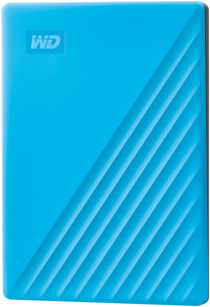 WD My Passport 2 TB Ekstern harddisk 6,35 cm (2,5) USB-A (USB 3.2 Gen 1) Blå WDBYVG0020BBL-WESN