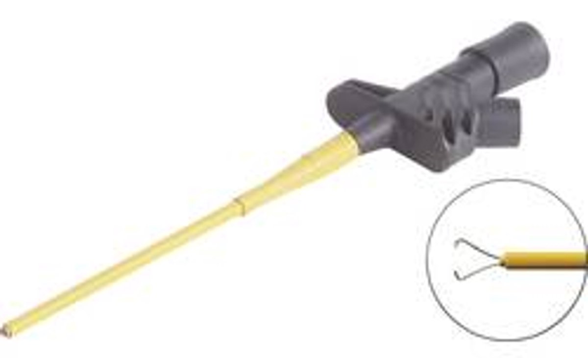 Hirschmann Test & Measurement KLEPS 2600 sw Sikkerhedskrokodillenæb Stikforbindelse 4 mm CAT II Sort
