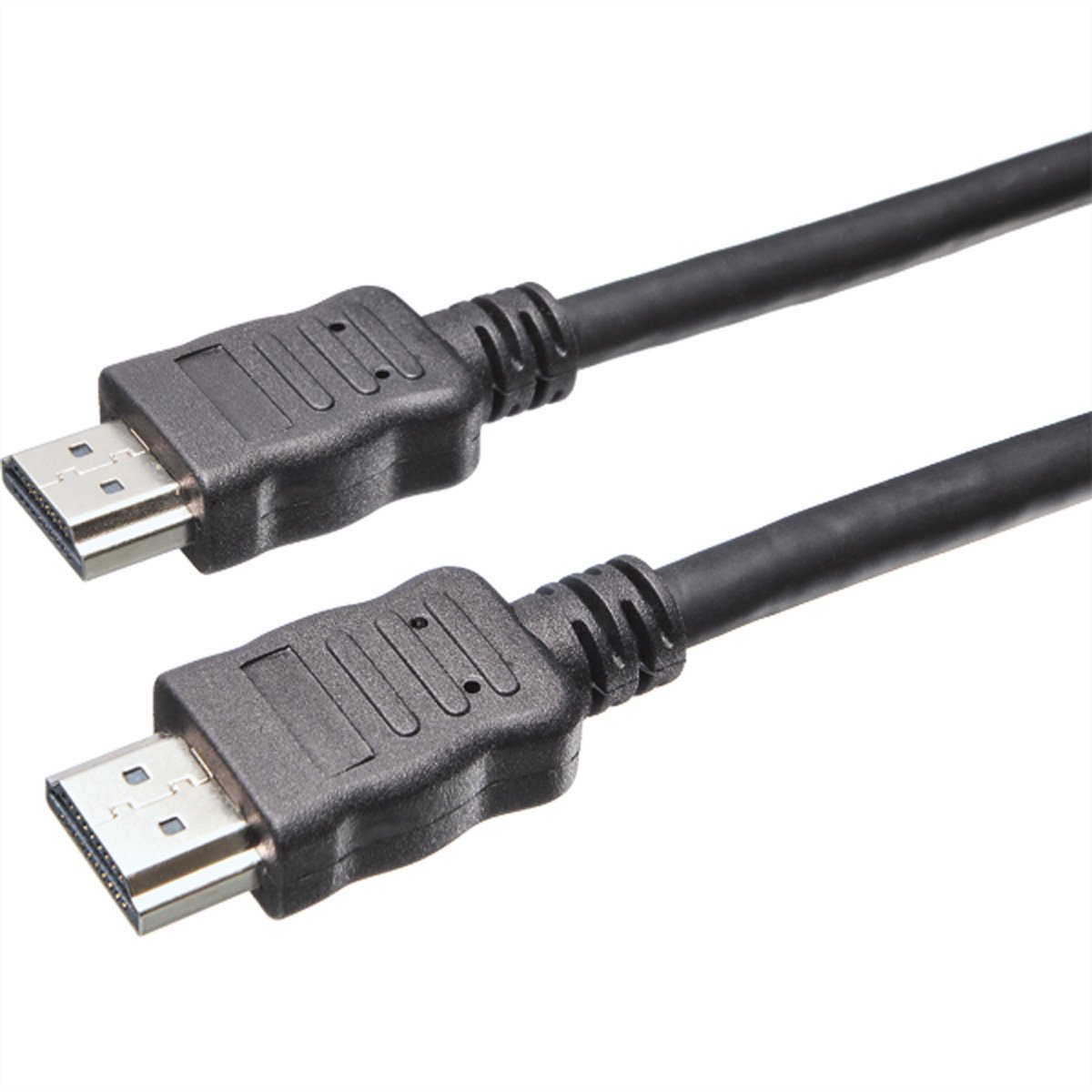 Bachmann HDMI TV, skærm Forbindelsesledning  3 m Sort