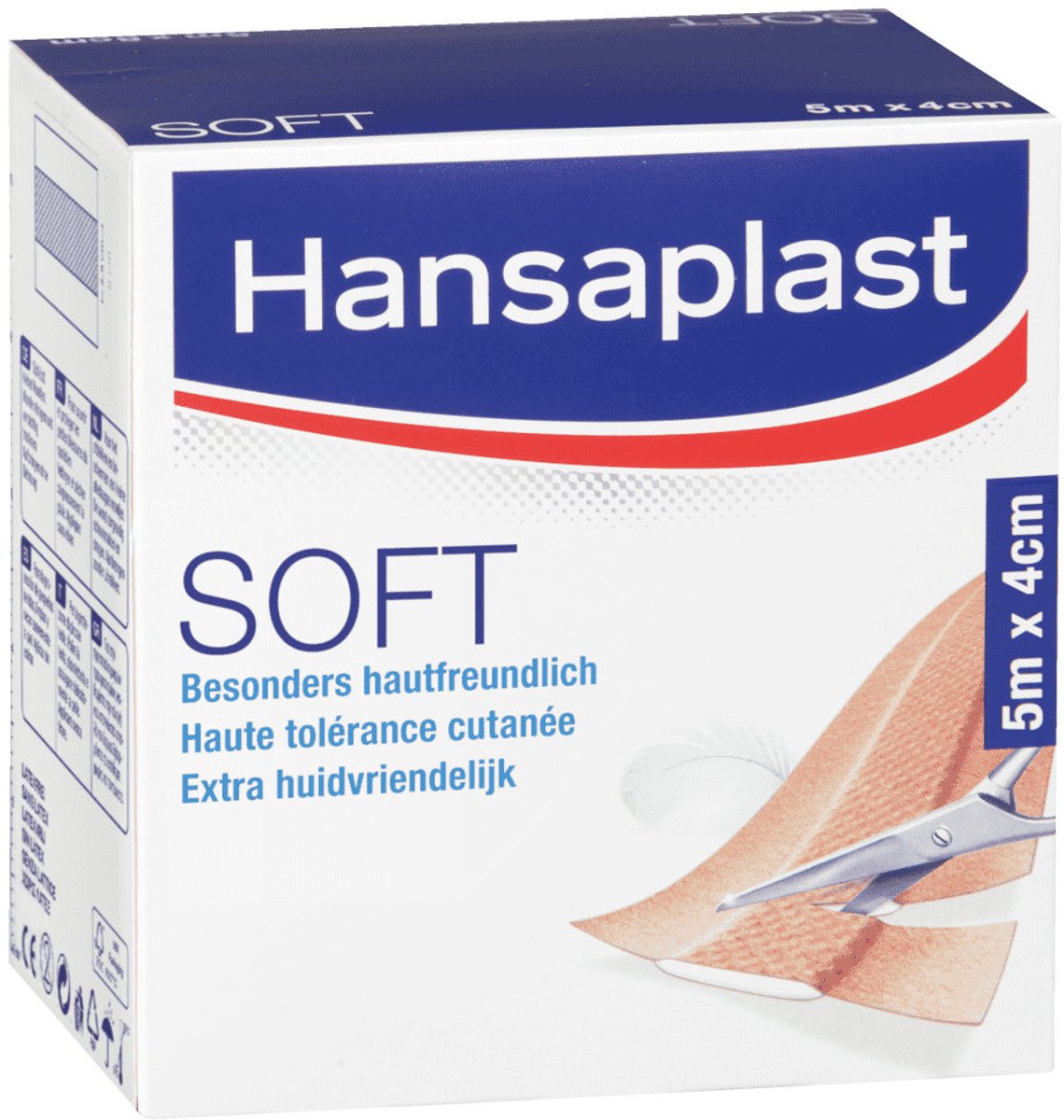 Hansaplast 1556526 Plaster, forbindingsmateriale (L x B) 5 m x 4 cm
