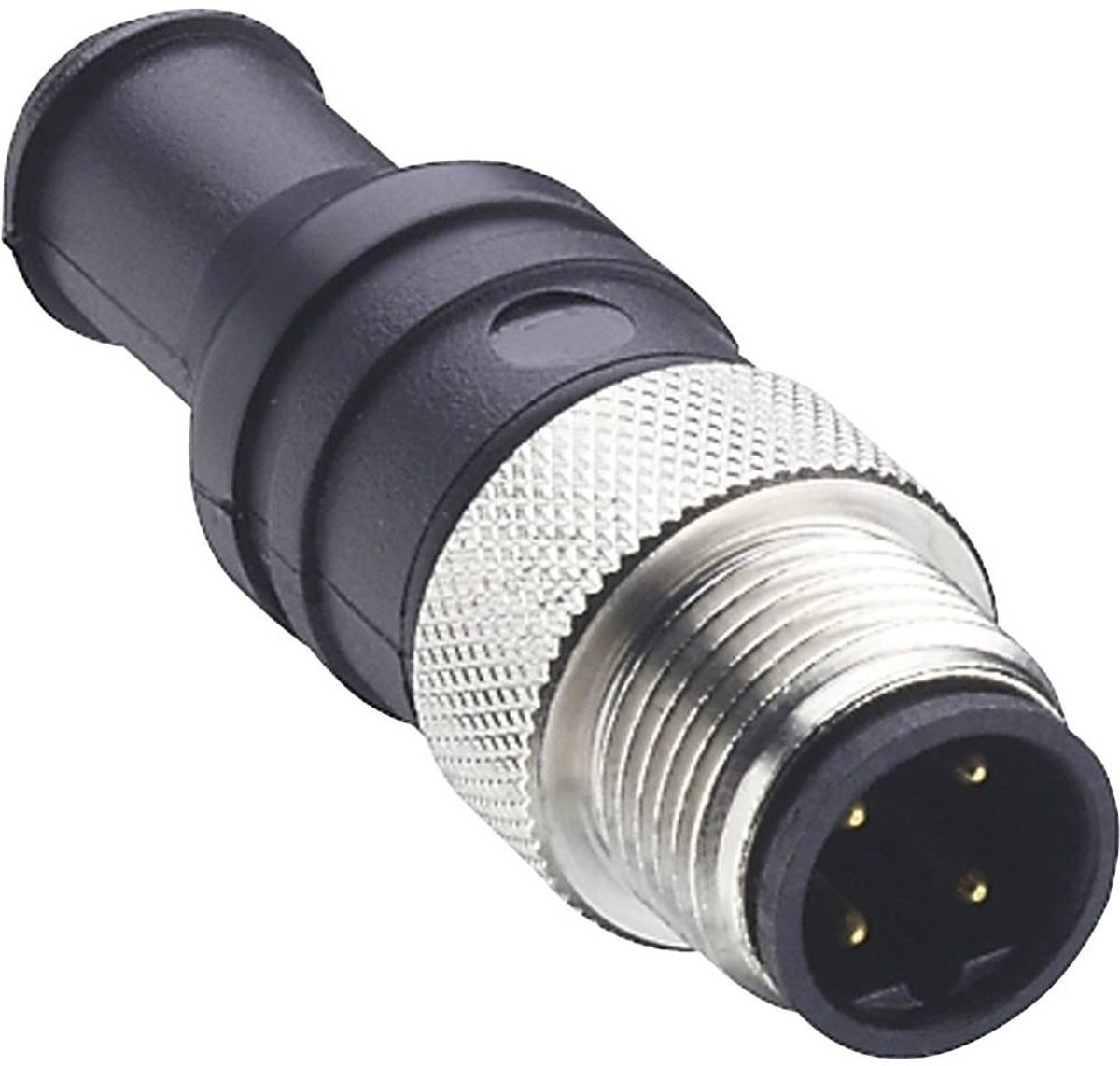 Belden 11024-1 Sensor-/Aktor-datastikforbinder M12 Stik, lige Pol-tal (RJ): 4 1 stk