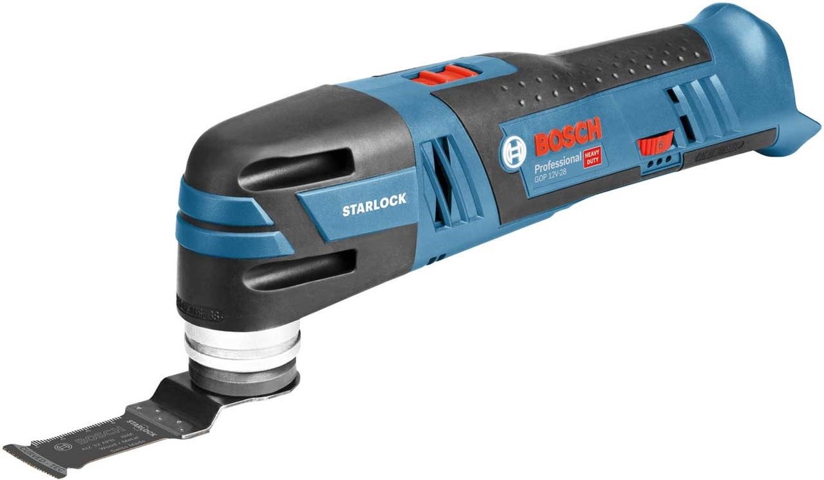 Bosch Professional GOP 12V-28 06018B5001 Batteridrevet multifunktionsværktøj uden batteri 12 V Antal batterier, der følger med 0