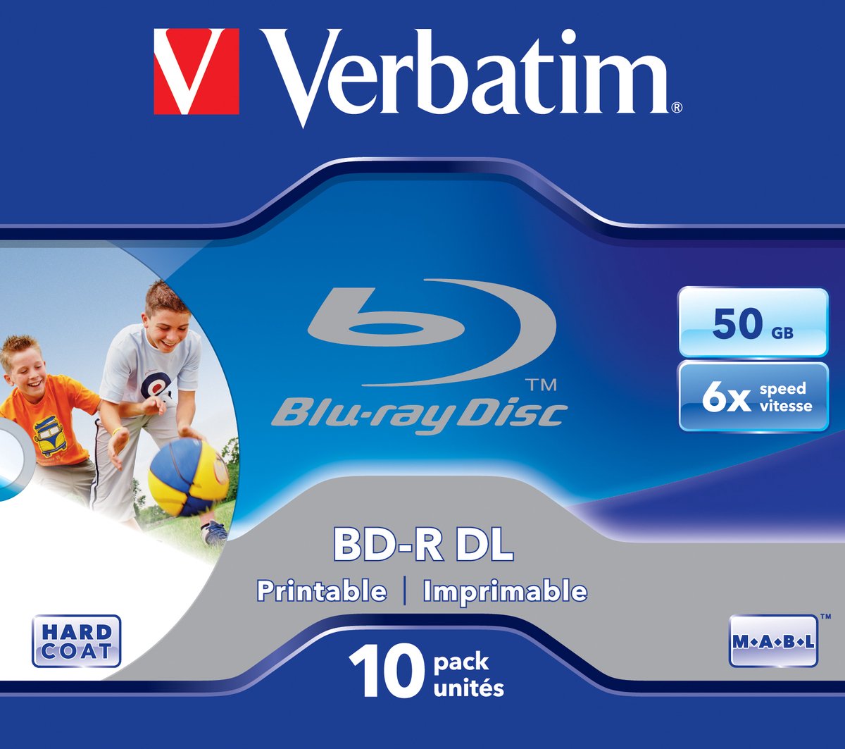 Verbatim 43736 Blu-ray BD-R DL disc 50 GB 10 stk Jewelcase Kan forsynes med print