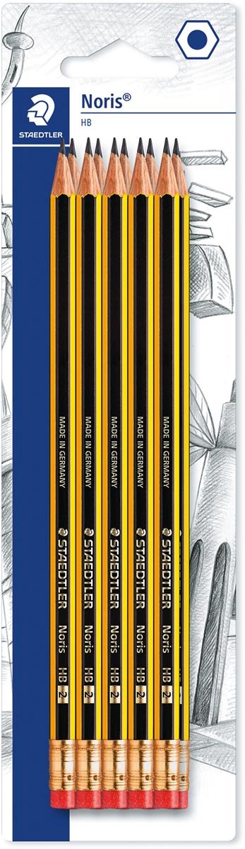 Staedtler Noris HB 122-2 BK10 Blyantsæt Betegnelse af hårdheden: HB 10 stk