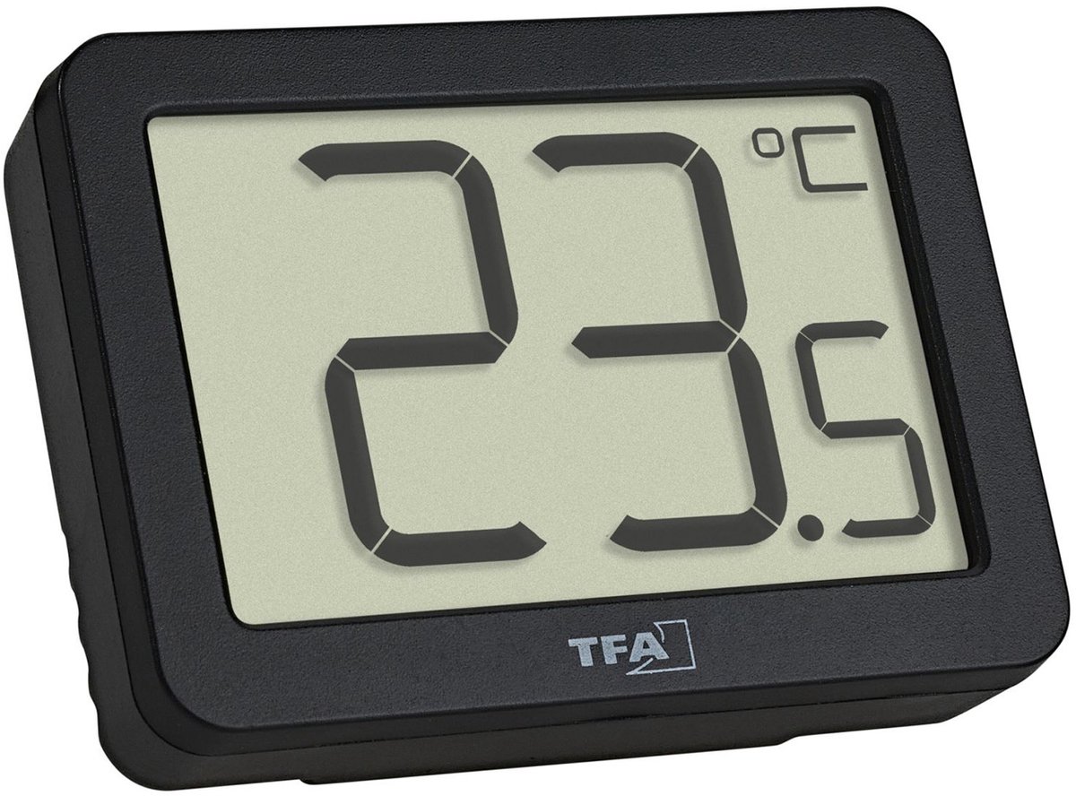 TFA Dostmann Digitales Thermometer Termometer Sort 30.1065.01