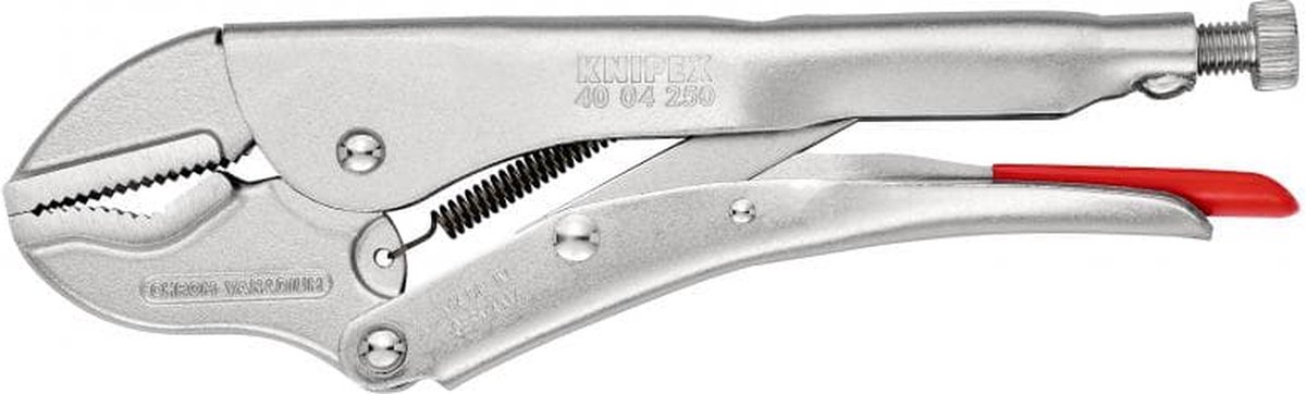 Knipex 40 04 250 Gribetang Lige med prismeudspænding 0 - 35 mm 250 mm