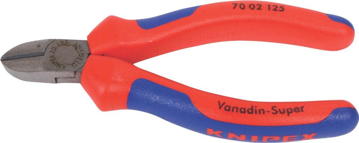 Knipex 70 02 125 Værksted Sideskiller med facet 125 mm