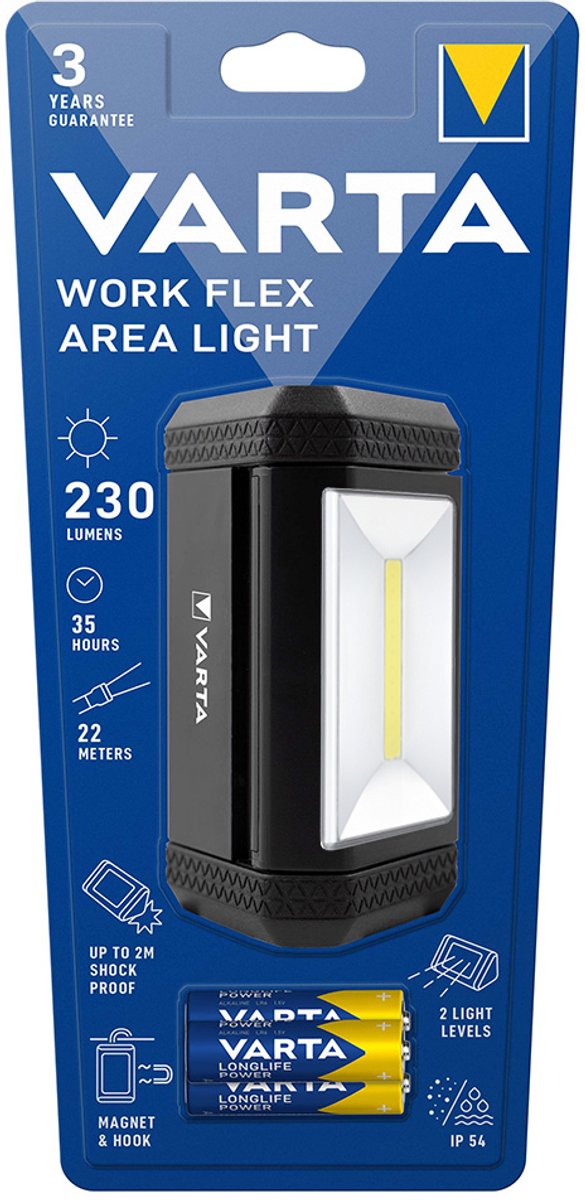 Varta LED (RGB) Arbejdslys Work Flex Area Light 200 lm 17648101421