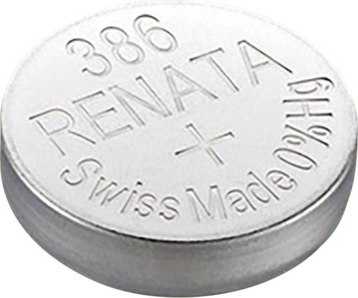 386 Knapcellebatteri Sølvoxid 1.55 V 130 mAh Renata SR43 1 stk