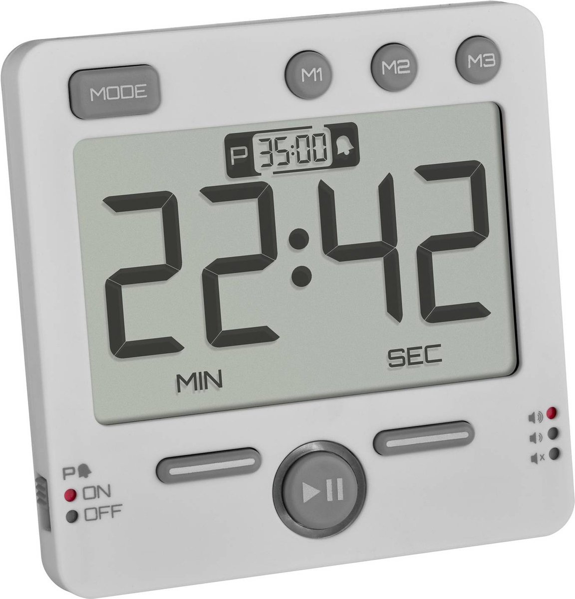TFA Dostmann 99HOURS Timer Hvid digital