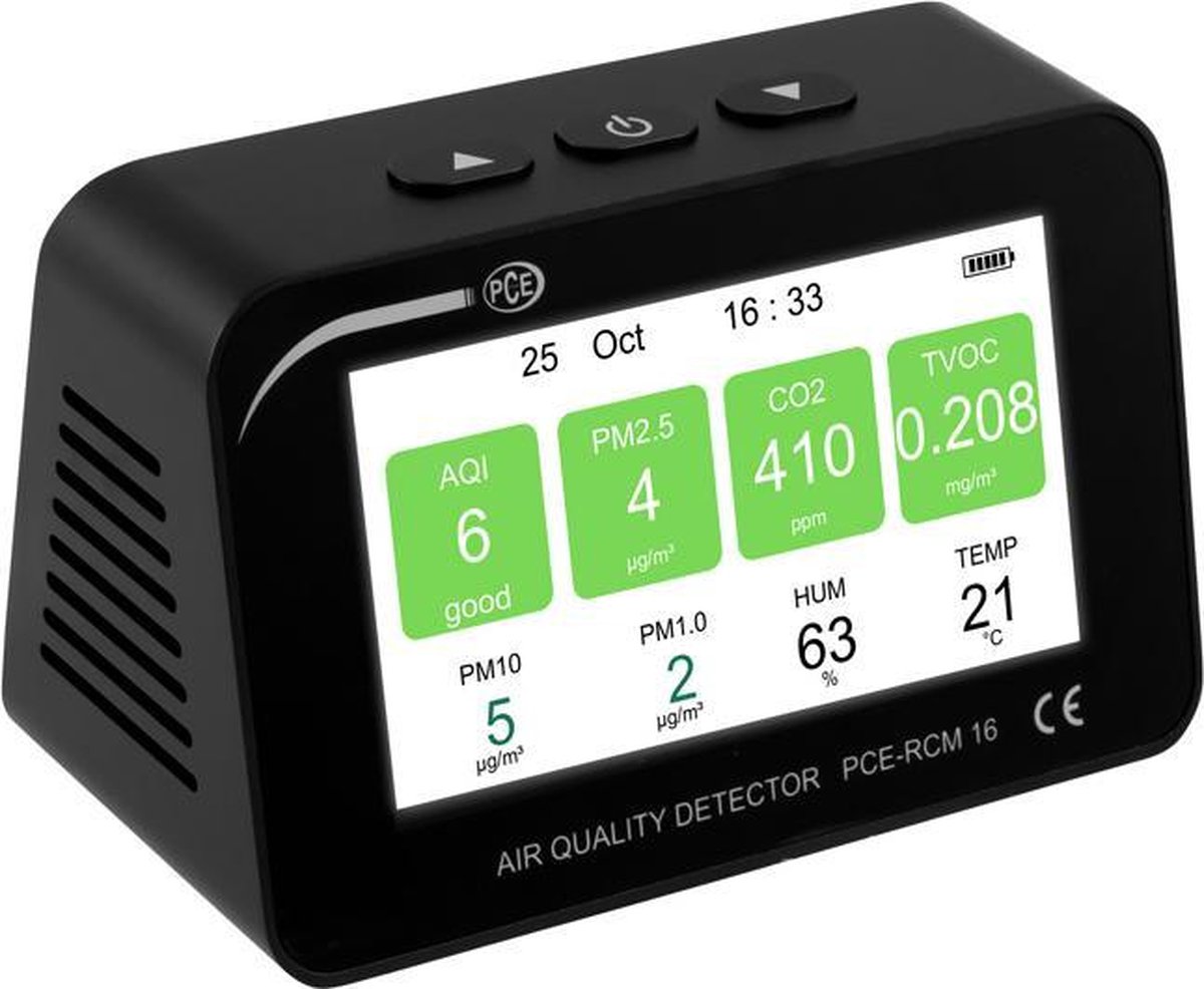 PCE Instruments PCE-RCM 16 Luftfugtighedsmåler (hygrometer) 20 % rF 90 % rF